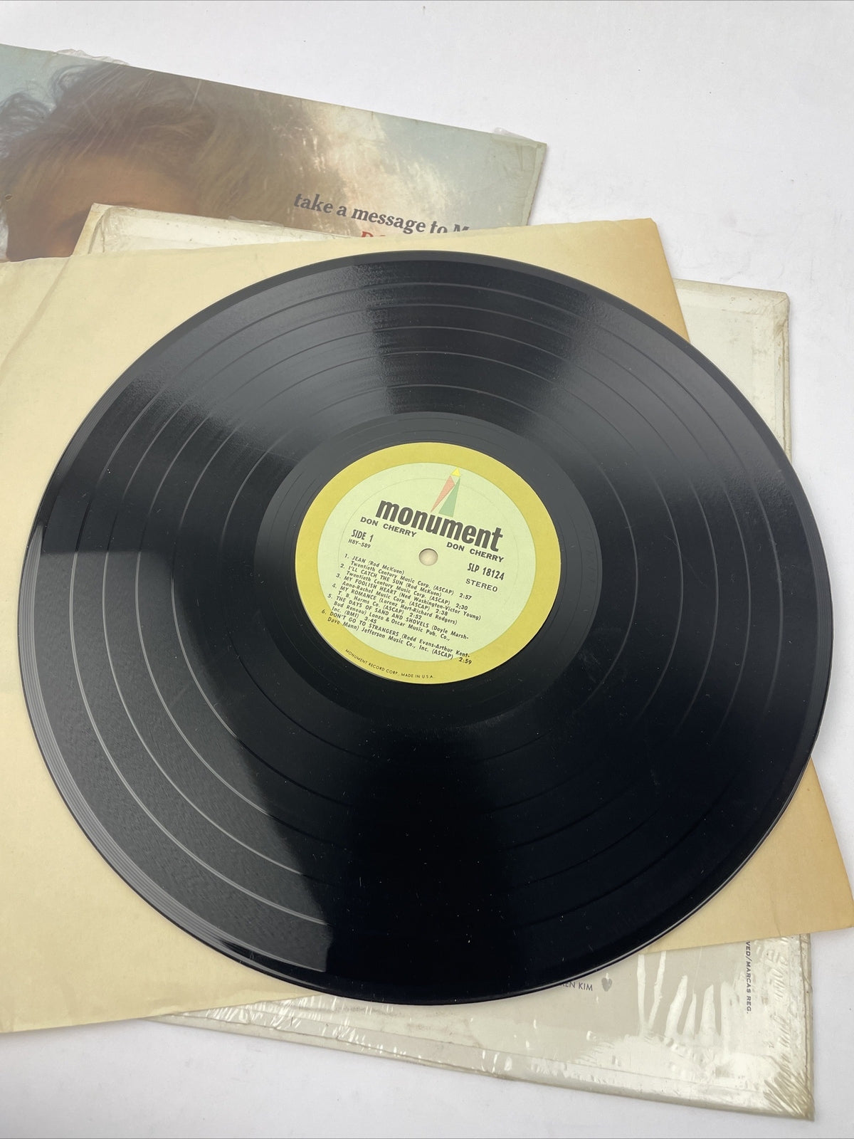 2 x Don Cherry self-titled LP Monument SLP18124 Stereo + Take A Message to Marry