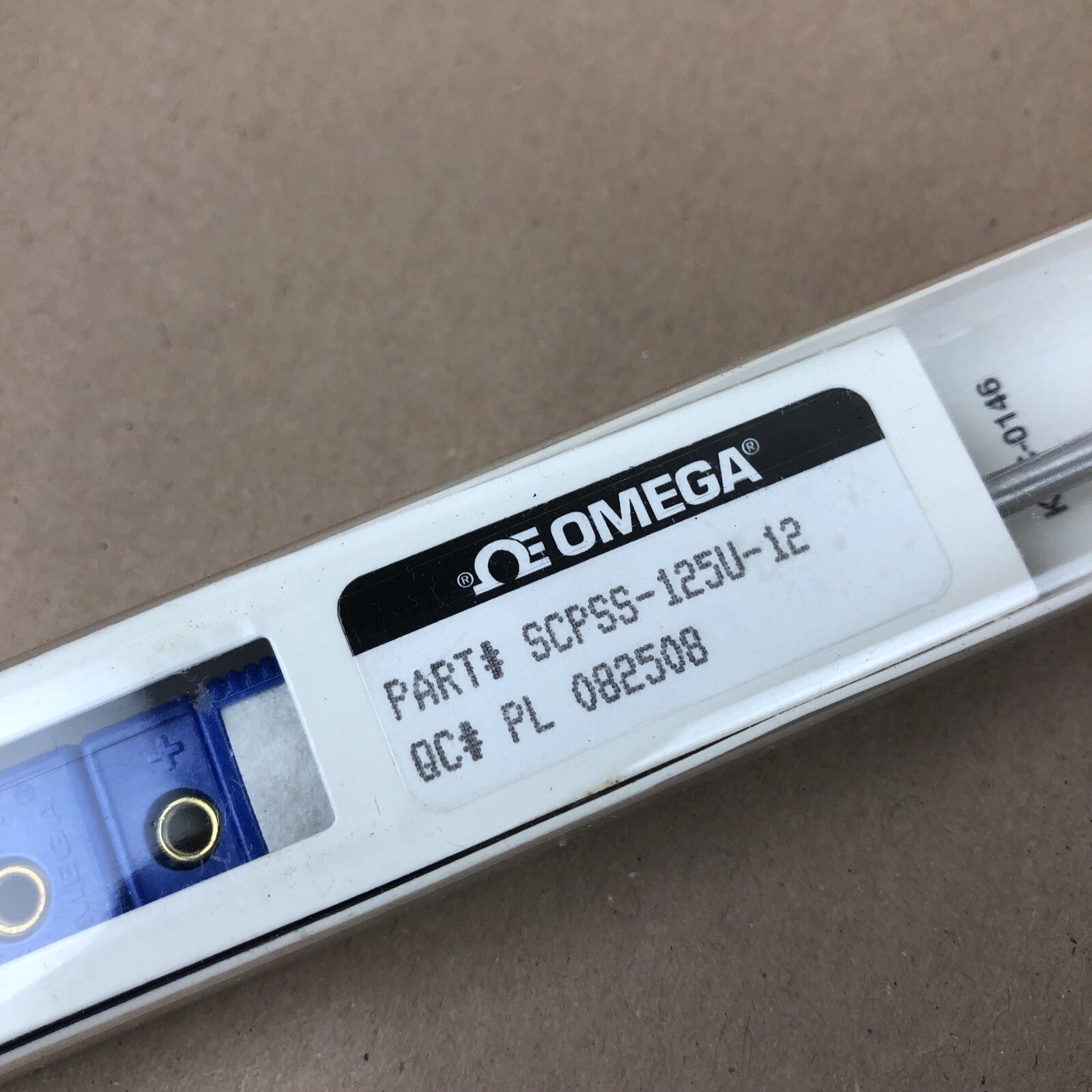 OMEGA ENGINEERING SCPSS-125U-12 IMMERSION PROBE 304 STAINLESS STEEL 0.125" DIA.