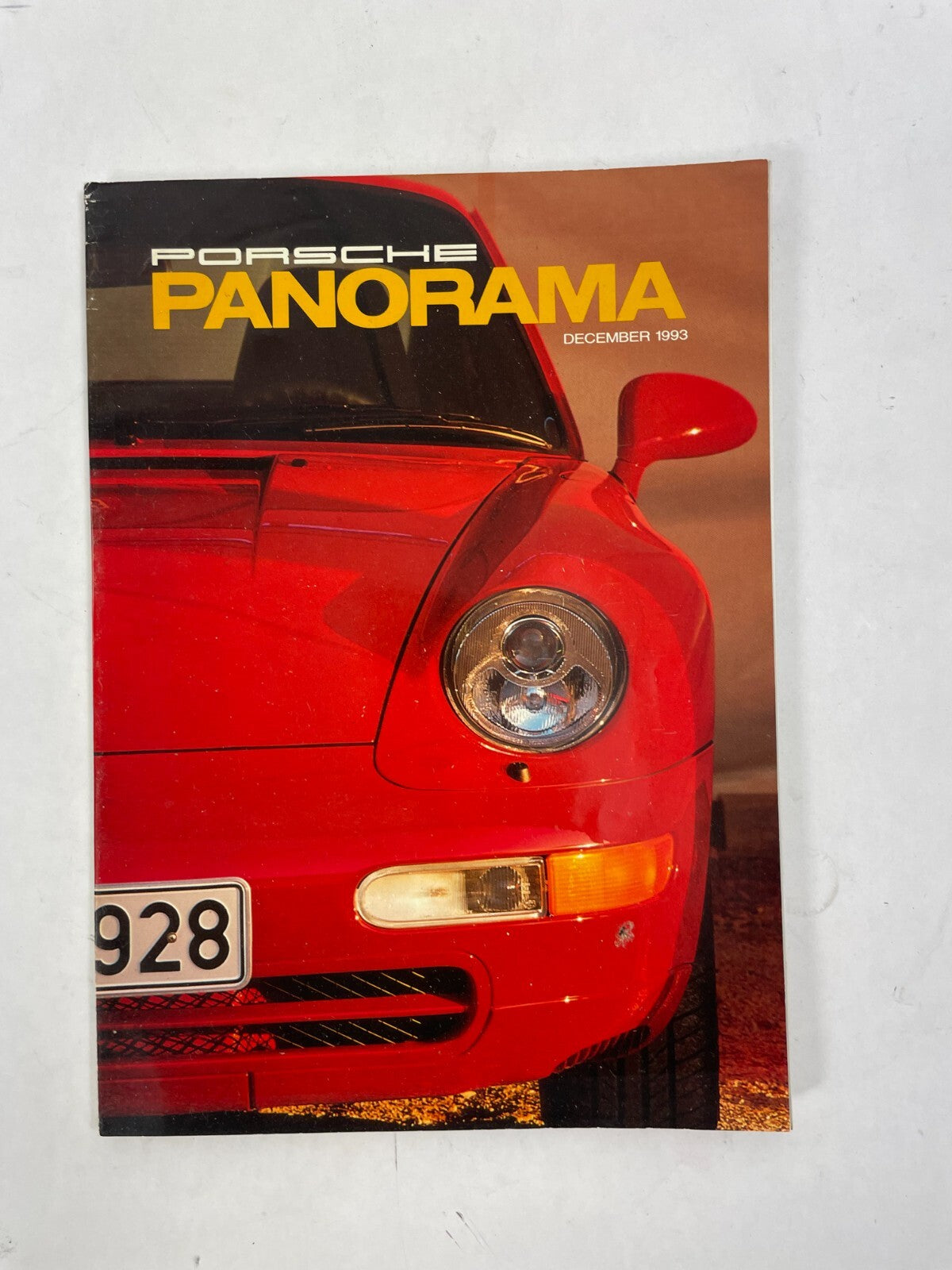 December 1993 Porsche Panorama Magazine Ironic that Porsche's transformation..