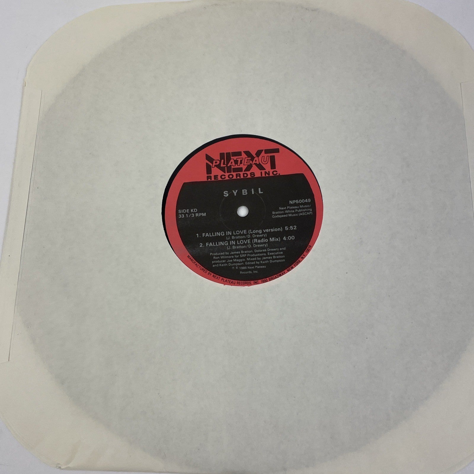 Sybil~Don't Make Me Over~1969 Next Plateau Records Single Vinyl~NP 50107~SEALED