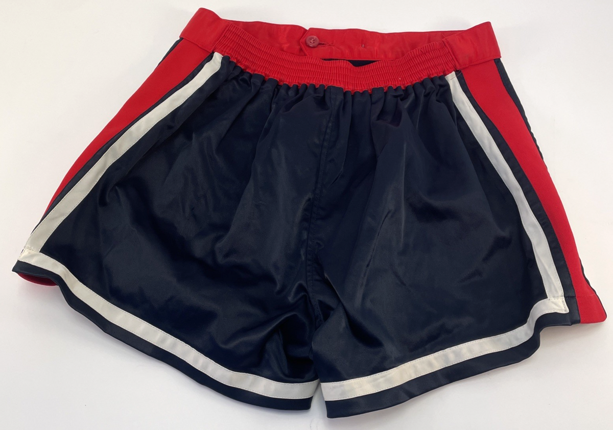 Vintage Descente Nylon Running Shorts Blue Made in Japan Sprinter Track Dolphin