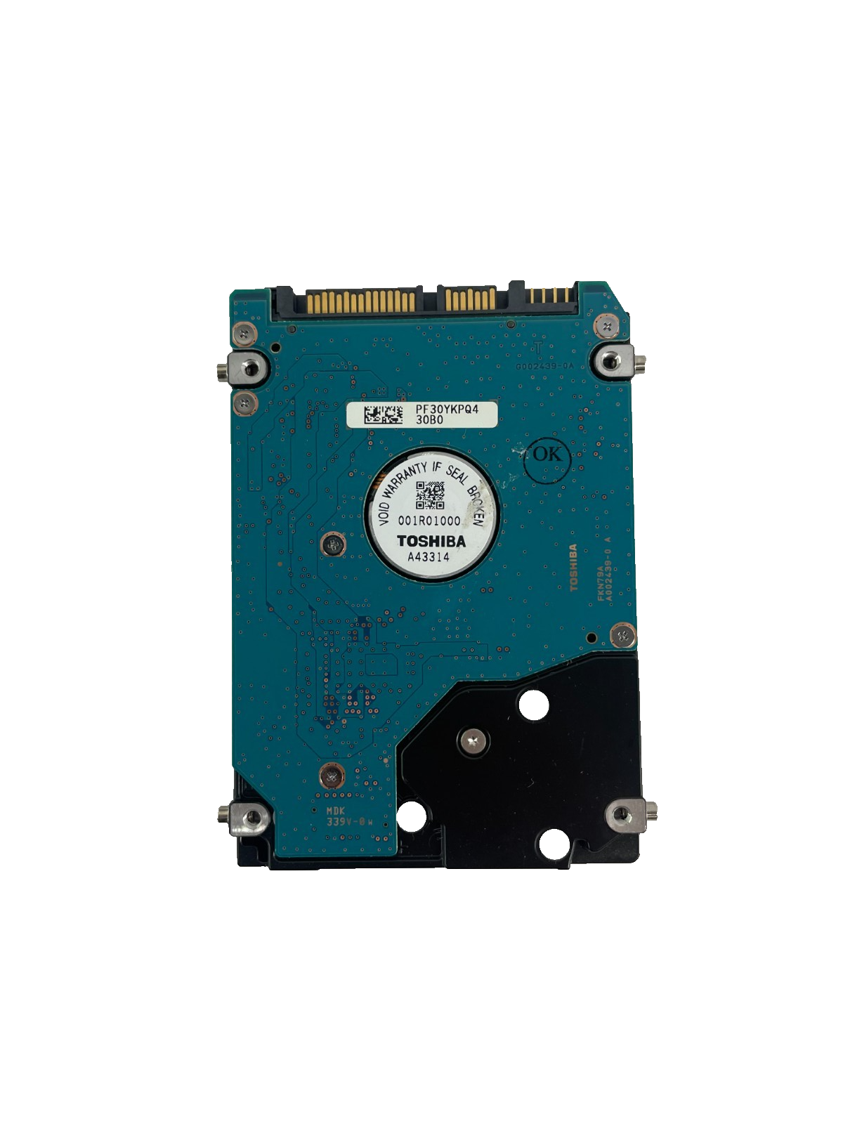 Toshiba Disc Drive Model MK5055GSXF HDD2H71 Internal Hard Drive Cache 8 MB