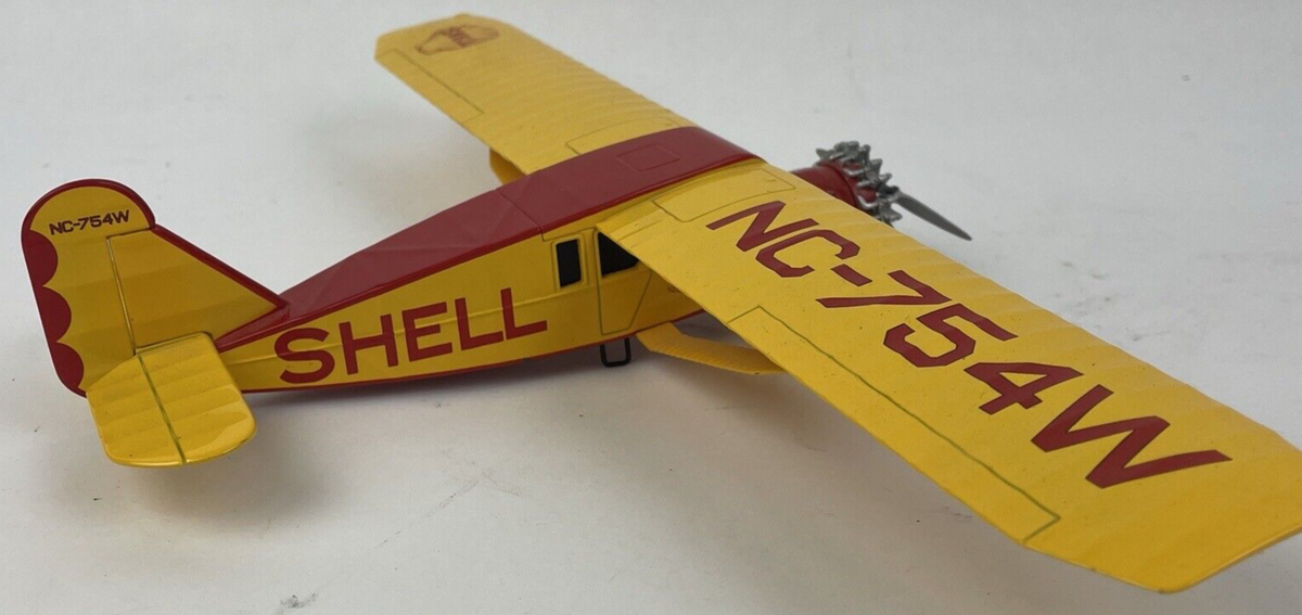 Shell Glider NC-754W Airplane 2002 First Gear Inc Replica Missing Frot LG - LOOK
