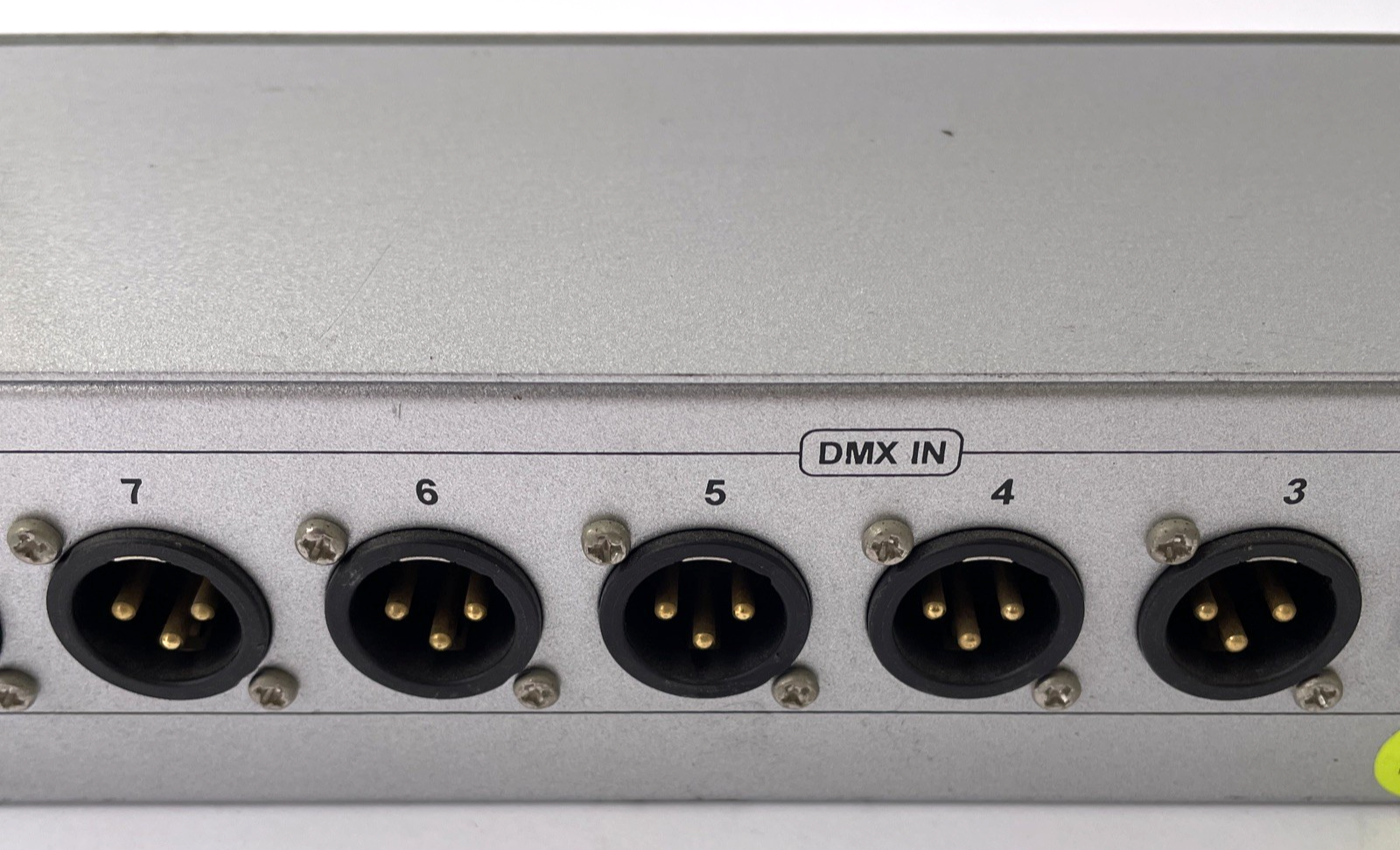 American DJ 8 Channel w Blackout DMX Switcher 3 Pin XLR Male Connection Out