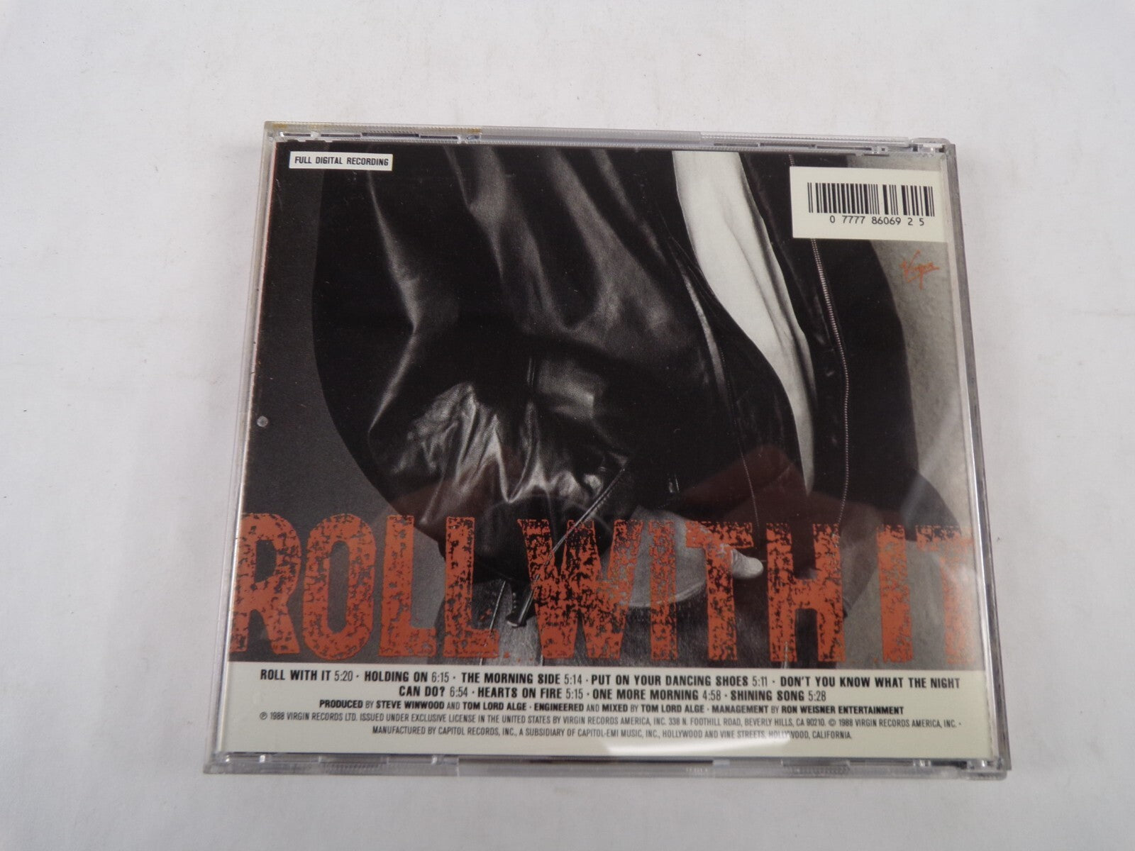 Steve Winwood Roll With It Holding On The Morning Side Put On Your Dancing CD#56