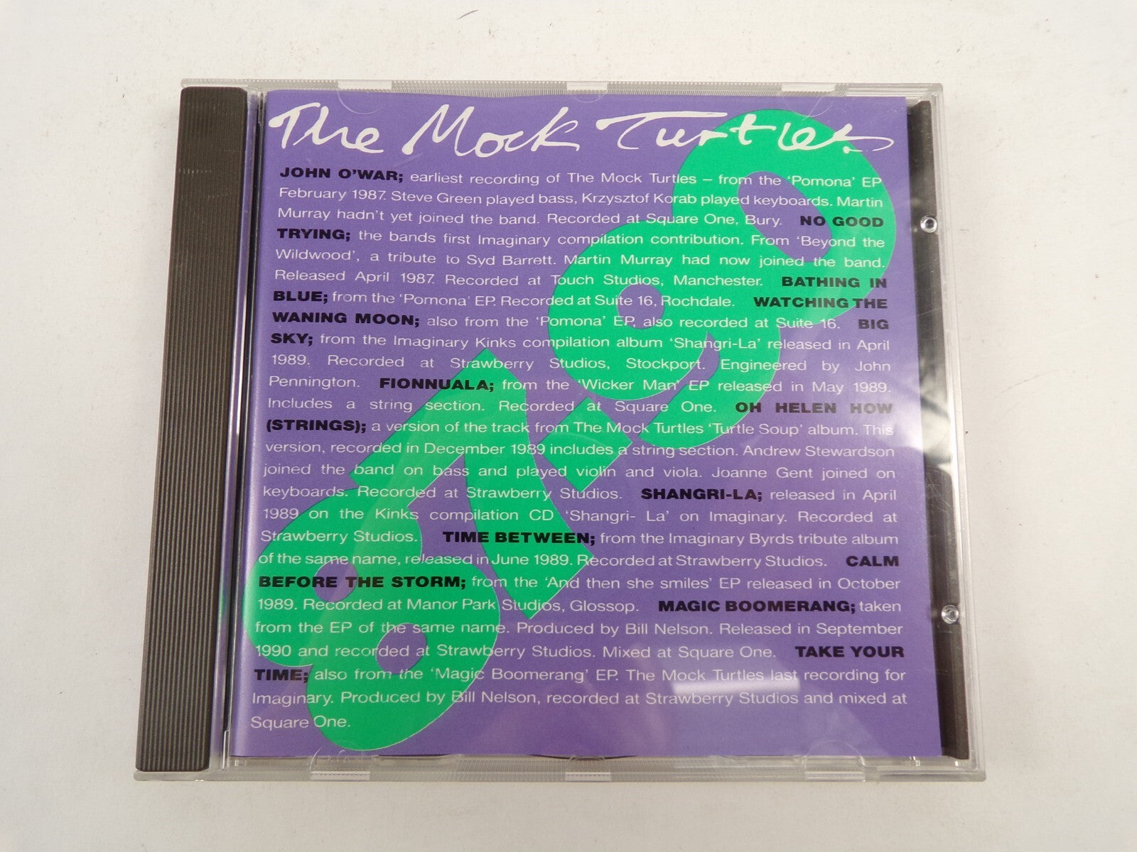 The Mock Turtles John O'War No Good Trying Big Sky Fionnuala Shangri-La CD#45