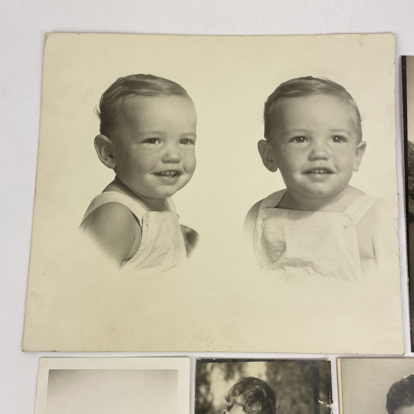 Vintage  Photos Lot of 5 American Family  1950s Photos Pictures Assorted B & W