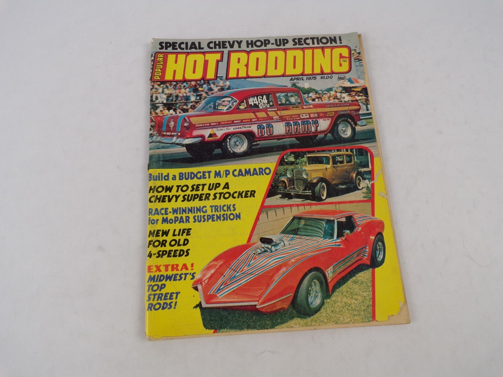 April 1975 Hot Rod Magazine Special Chevy Hop-Up Section! Build A Budget M/P Cam