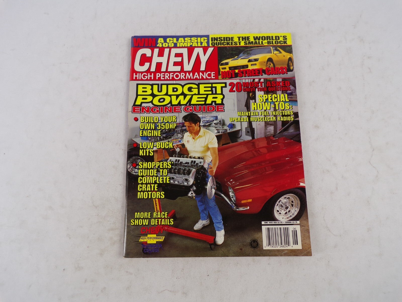 June 1995 Chevy High Performance Budget Power Engine Guide Inside The World's
