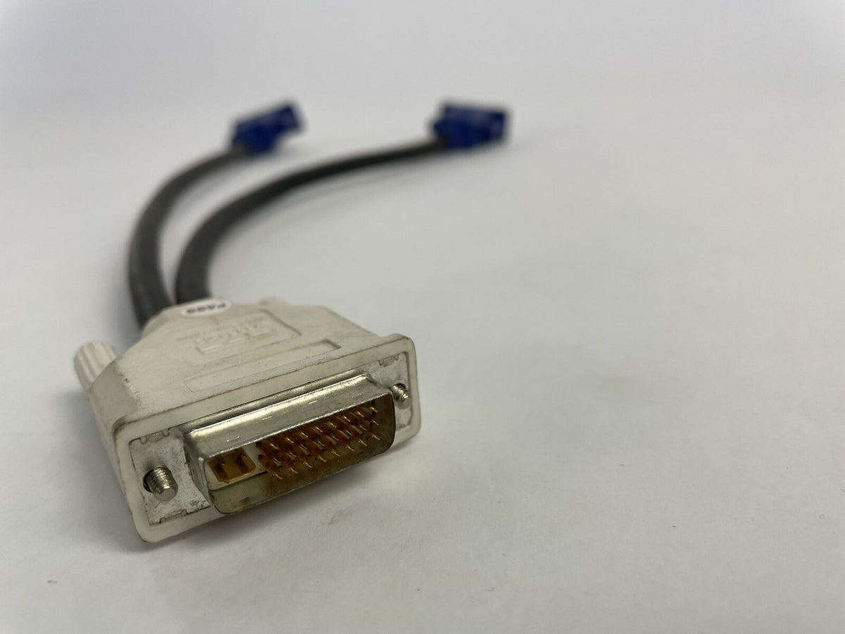 2 Way DVI to VGA Splitter Cable Adapter Cable Cord Monitor PC Computer