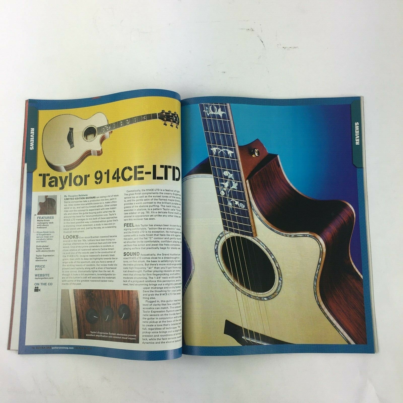 February 2007 Guitar One Magazine Play Better Sound Better Clapton's Iconic Axes