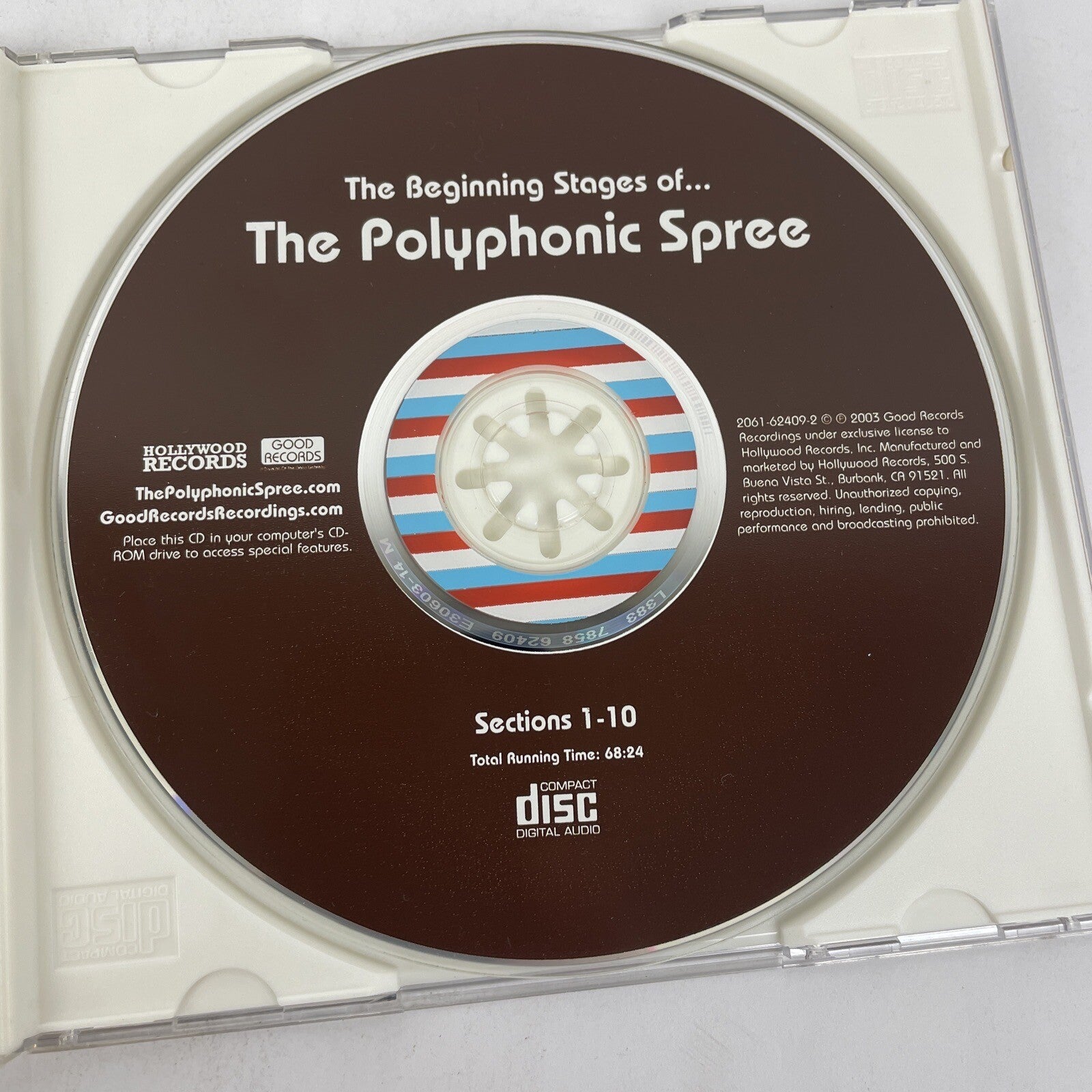 Beginning Stages Of...  " The Polyphonic Spree " Digital Audio CD, 2003 Good Rec