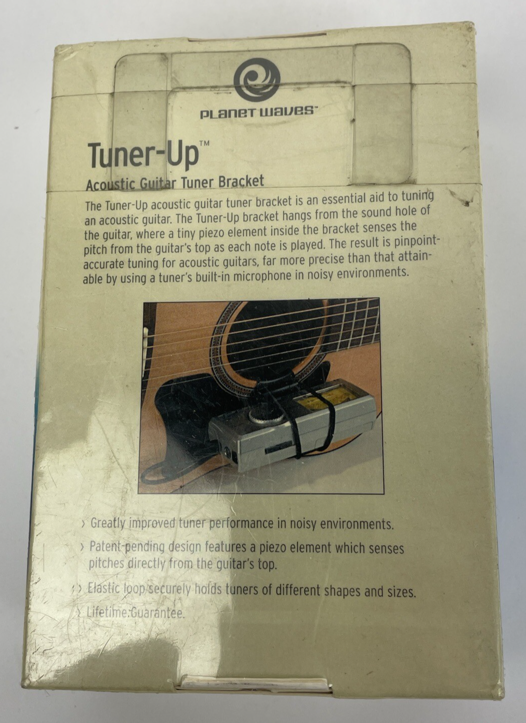 Planet Waves J. D'Addario Tuner-Up Acoustic Guitar Tuner Bracket -NEW