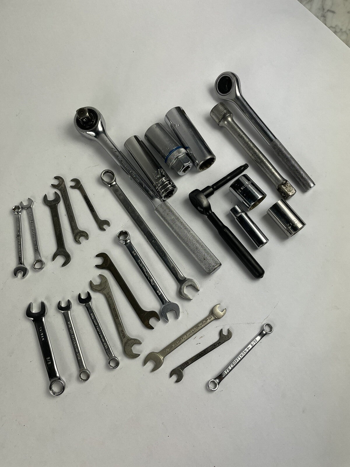 Lot of Mixed Wrenches: Torque/ Adjustable/ Mini