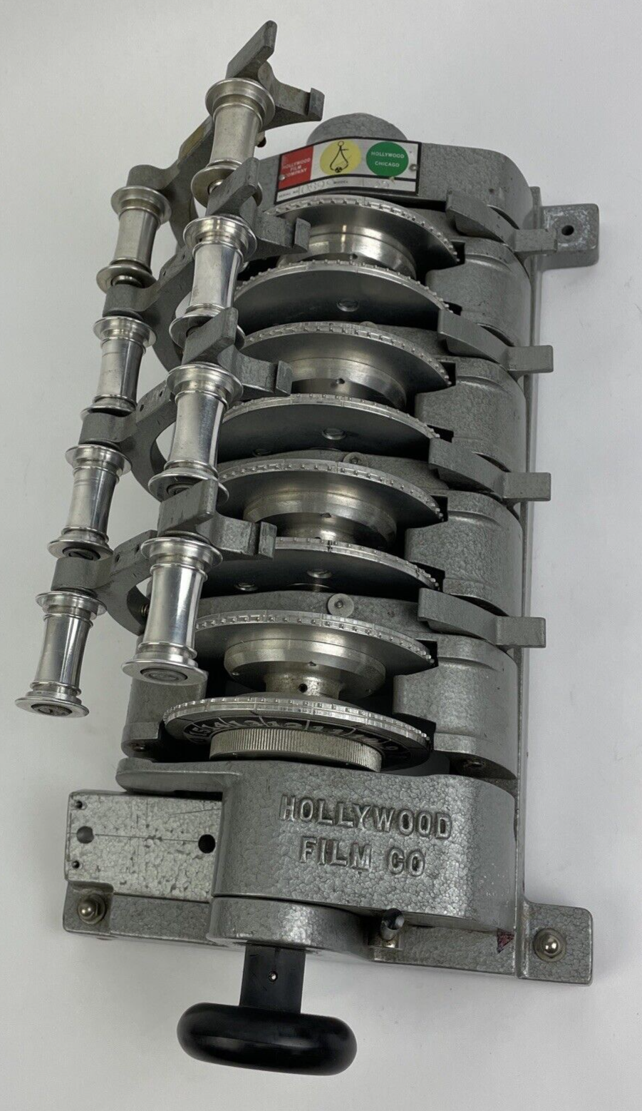 Hollywood Film Co. Universal 35mm 4 Gang Editing Synchronizer Vintage Model 35-4