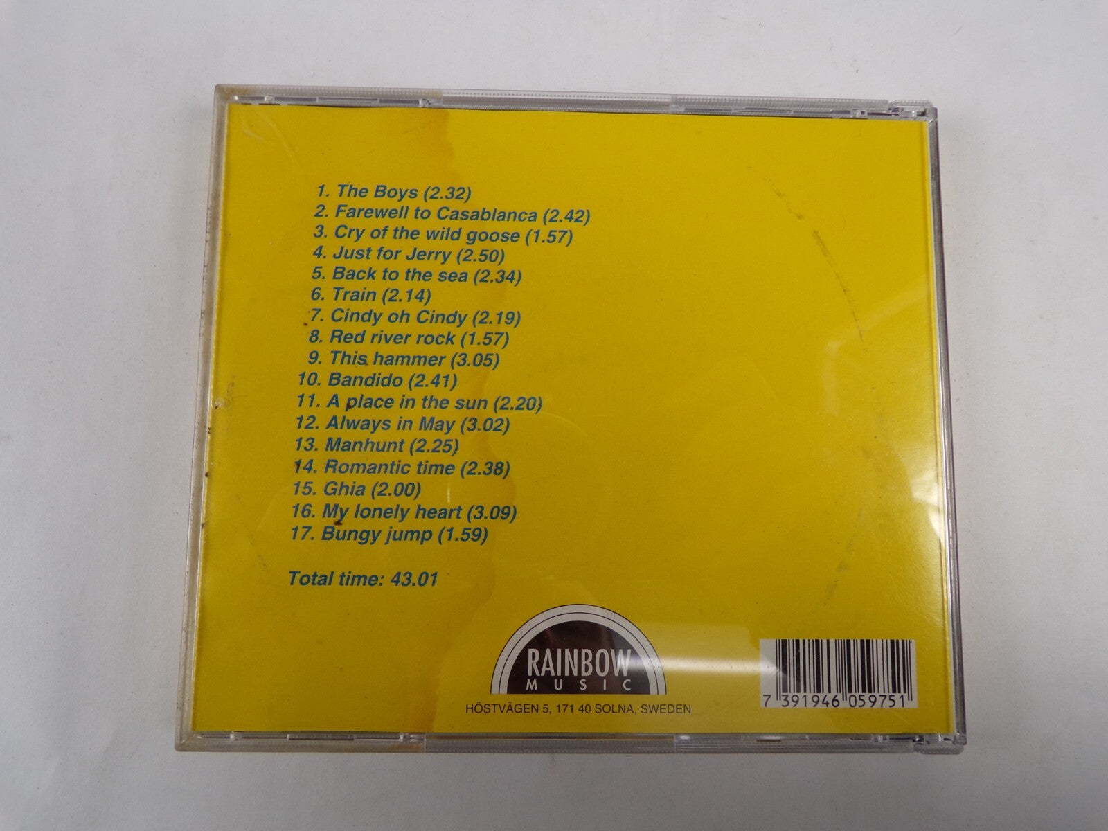 Shazam The Boys Farewell To Casablanca Just For Jerry Ghia CD#59
