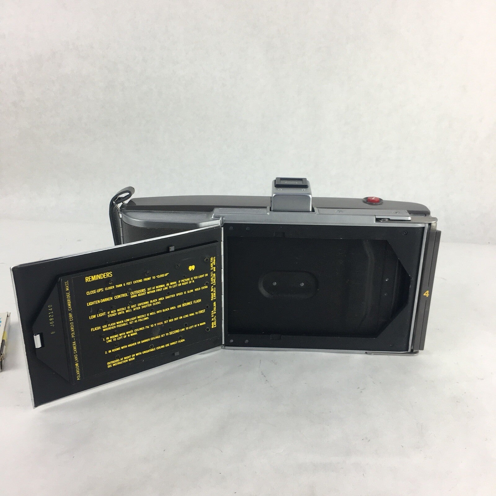 VINTAGE FILM & PHOTOGRAPHY POLAROID ELECTRIC EYE LAND CAMERA MODEL J66