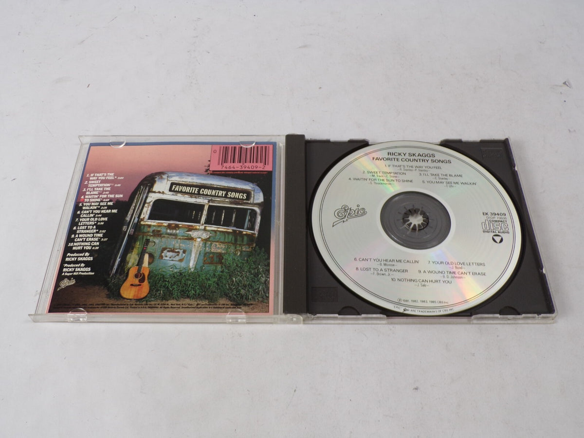 Ricky Skaggs Favorite Country Songs If Thats The Way You Feel Sweet CD#62