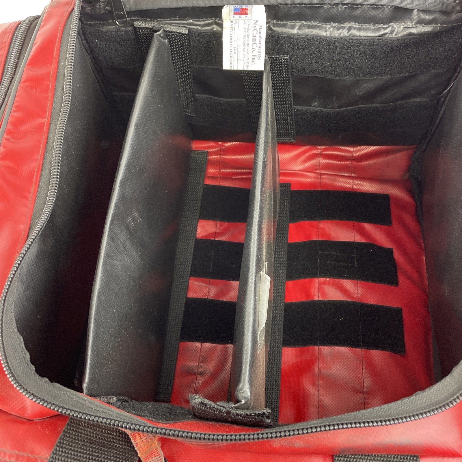 FIREFIGHTER Paramedic Equipment Padded Duffel Bag NEWPORT BEACH FIRE DEPT.  RARE