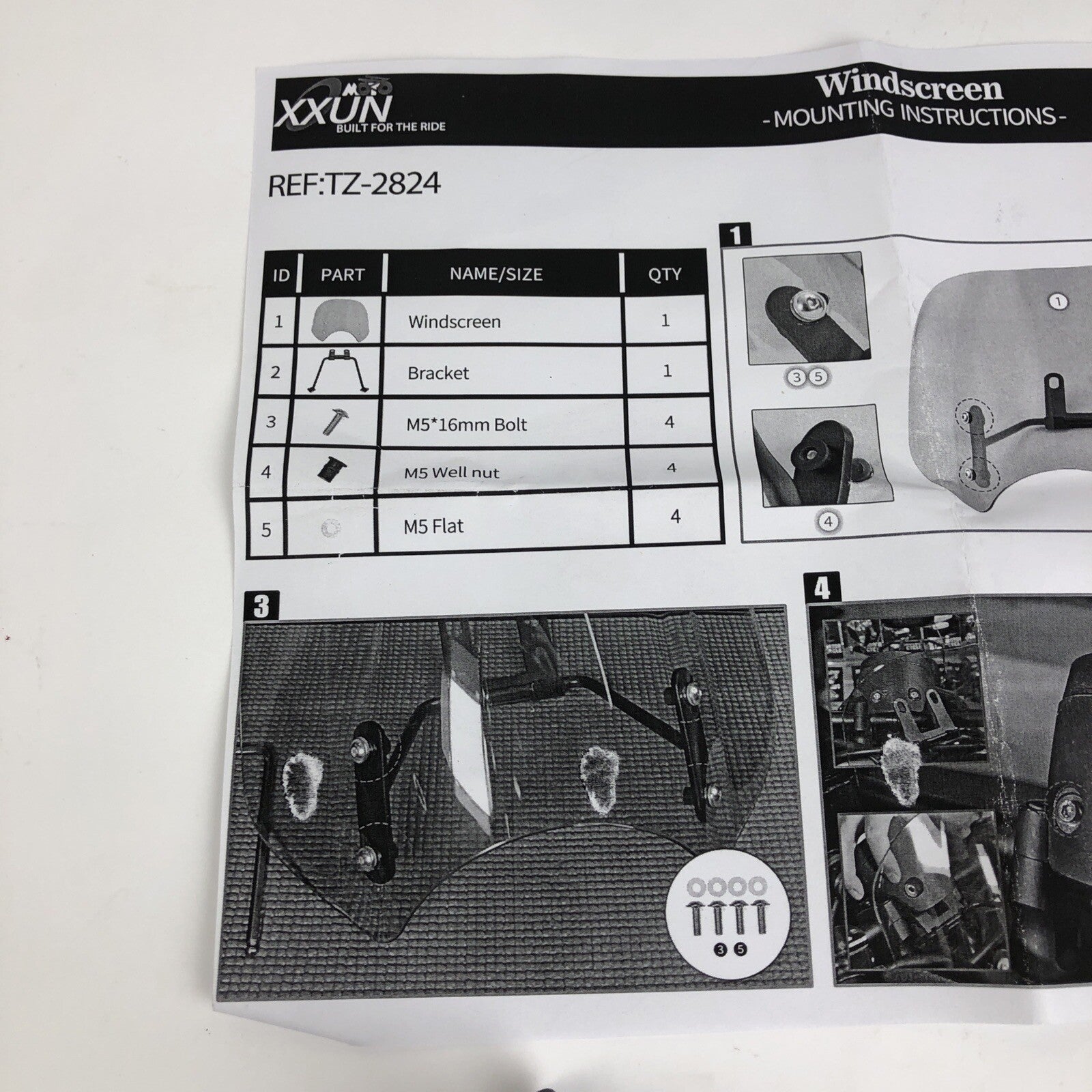 Honda Rebel smoke windshield CMX300 CMX500