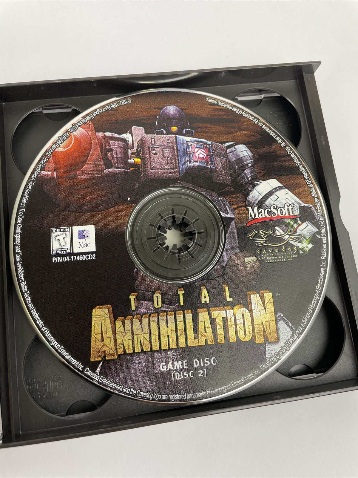 Total Annihilation MacSoft Macintosh iMac Gold Edition Apple, 1997/98 Mint Discs