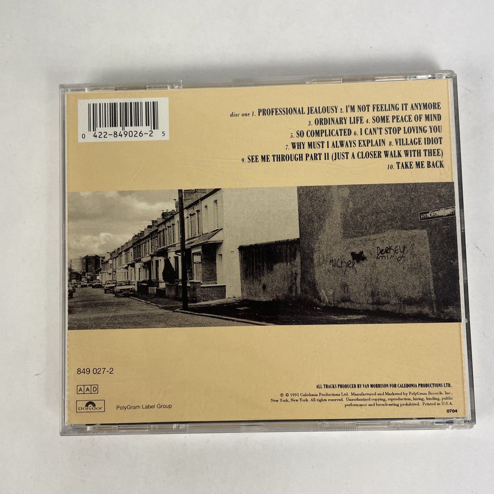 Van Morrison - Hymns To The Silence Disc One  CD  #20