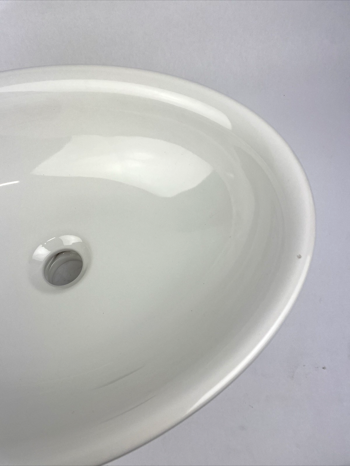 OEM LAUFEN Top Mount Bathroom Designer Sink Glossy White OD 20.25" 514mm