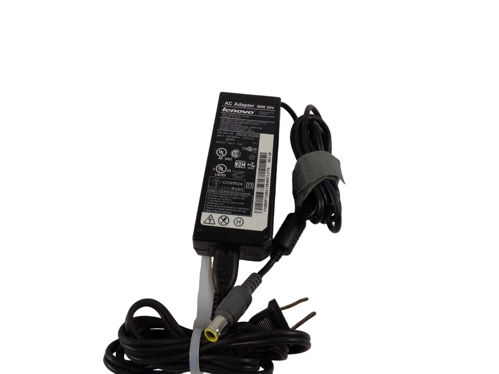 Genuine Lenovo AC Adapter 92P1105 Output 20 V 4.5 A Power Supply Adapter A00