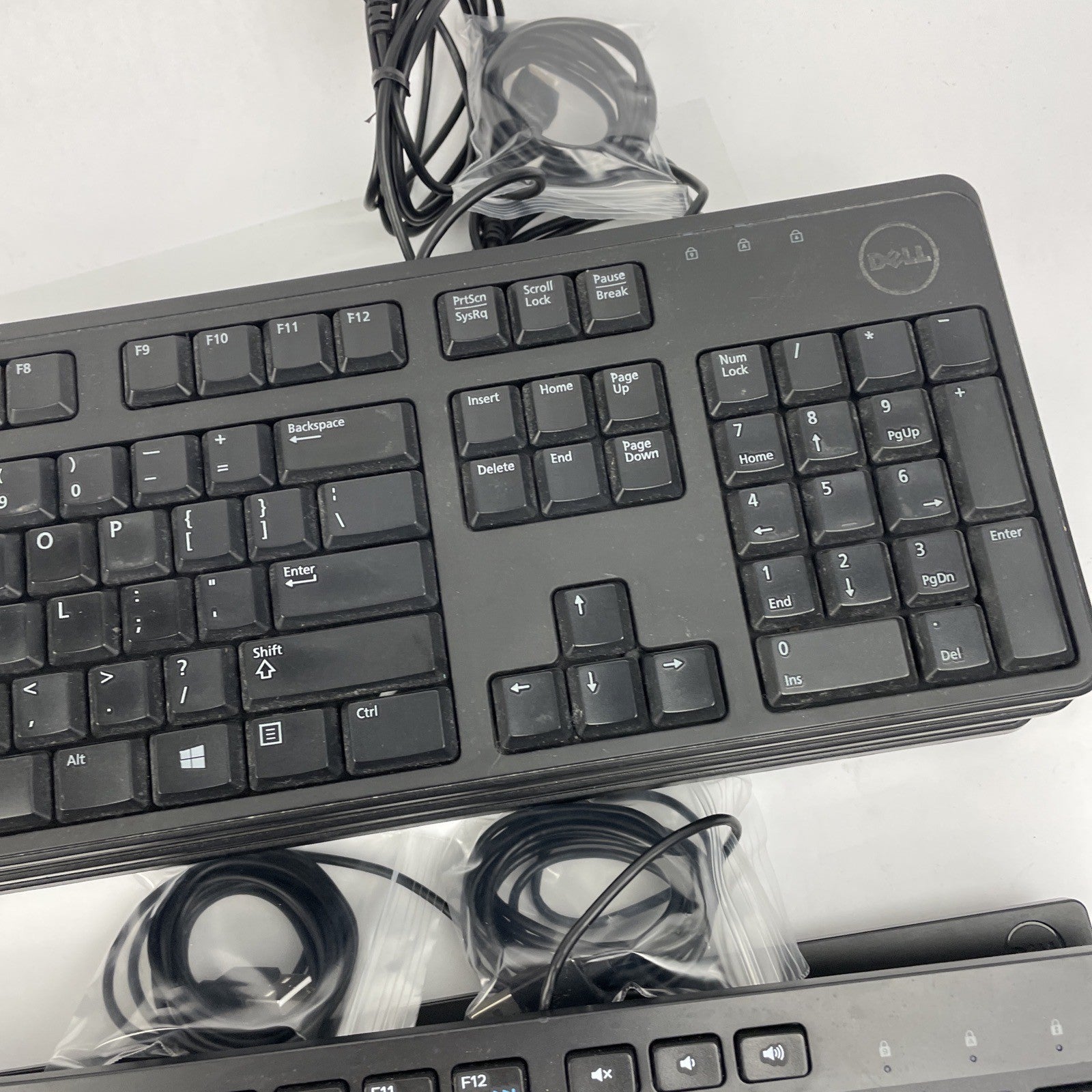 Dell Multimedia Wired Keyboard (s) - Black Lot of 5 - 2 x KB216 - 3 x KB4021 VGC