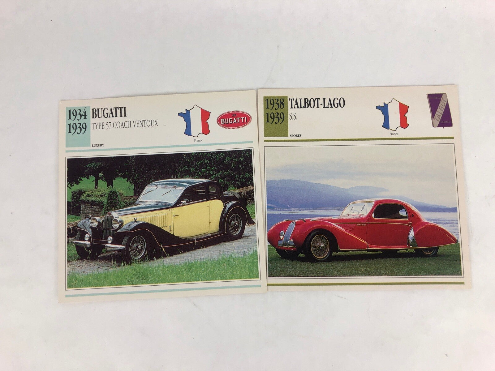 59 x GMH (6"X6") CARDS OF KNOWLEDGE AUTOMOBILE USA Italy GB Germany France