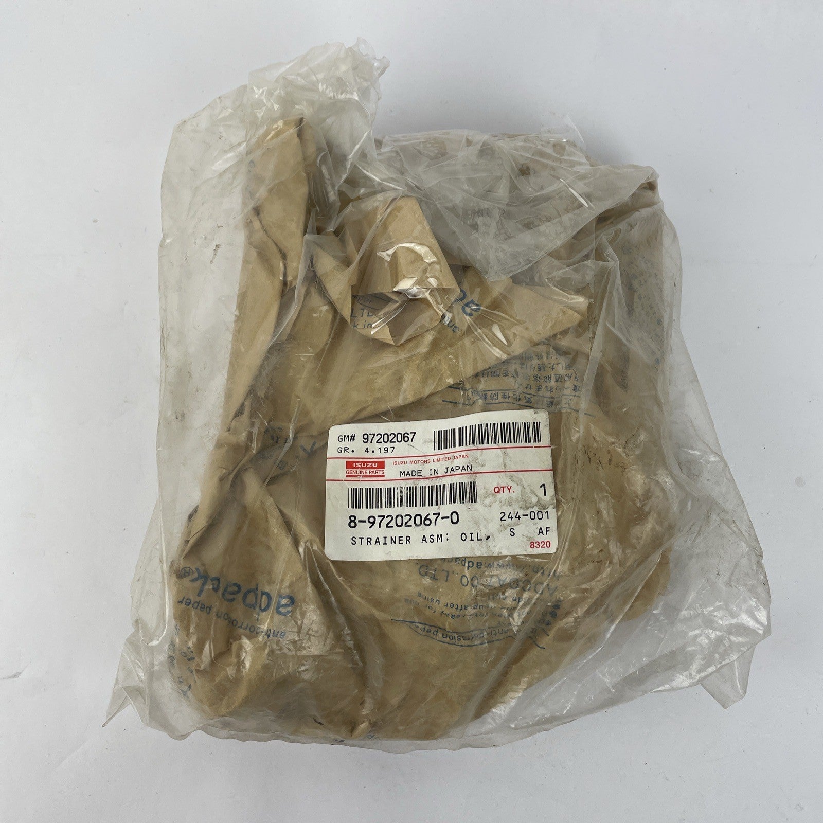 OEM Isuzu Fuso 8-97202067-0 transmission filter for 450-43LE transmission system