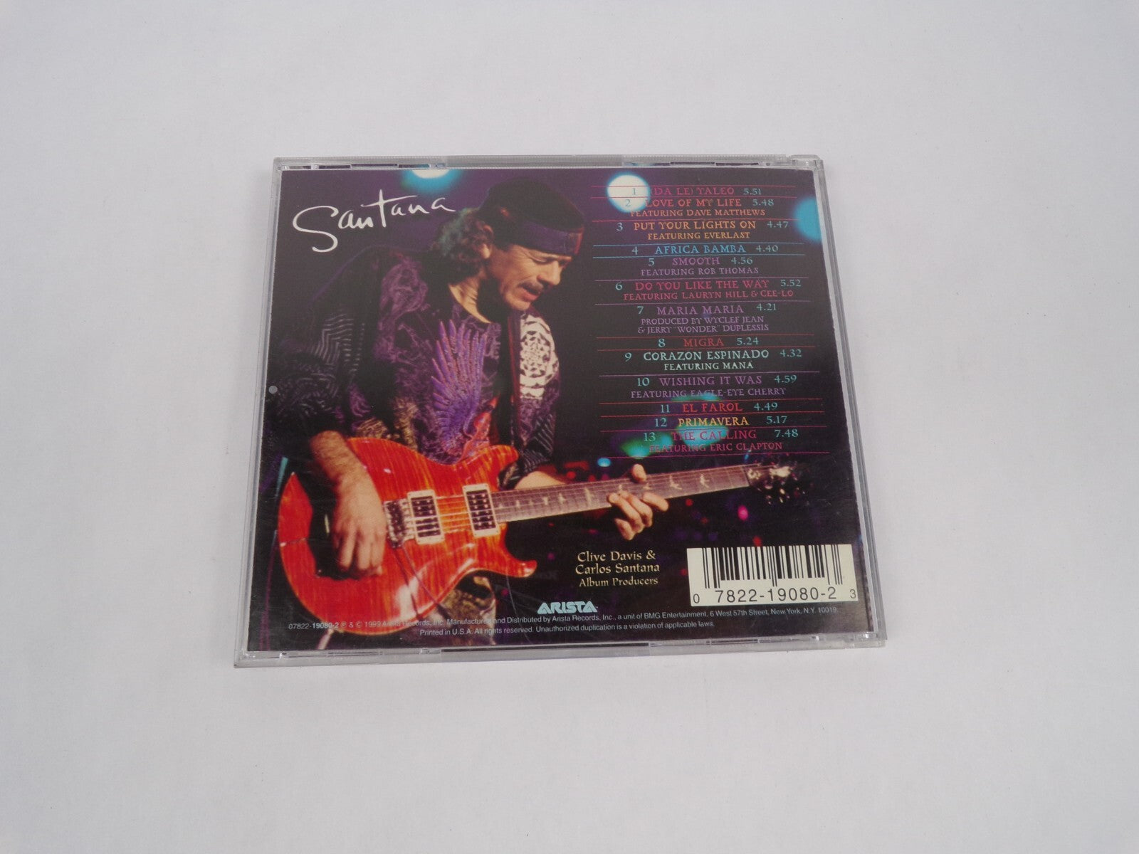 Santana Africa Bamba Maria Maria Migra El Farol Primavera The Calling CD#63