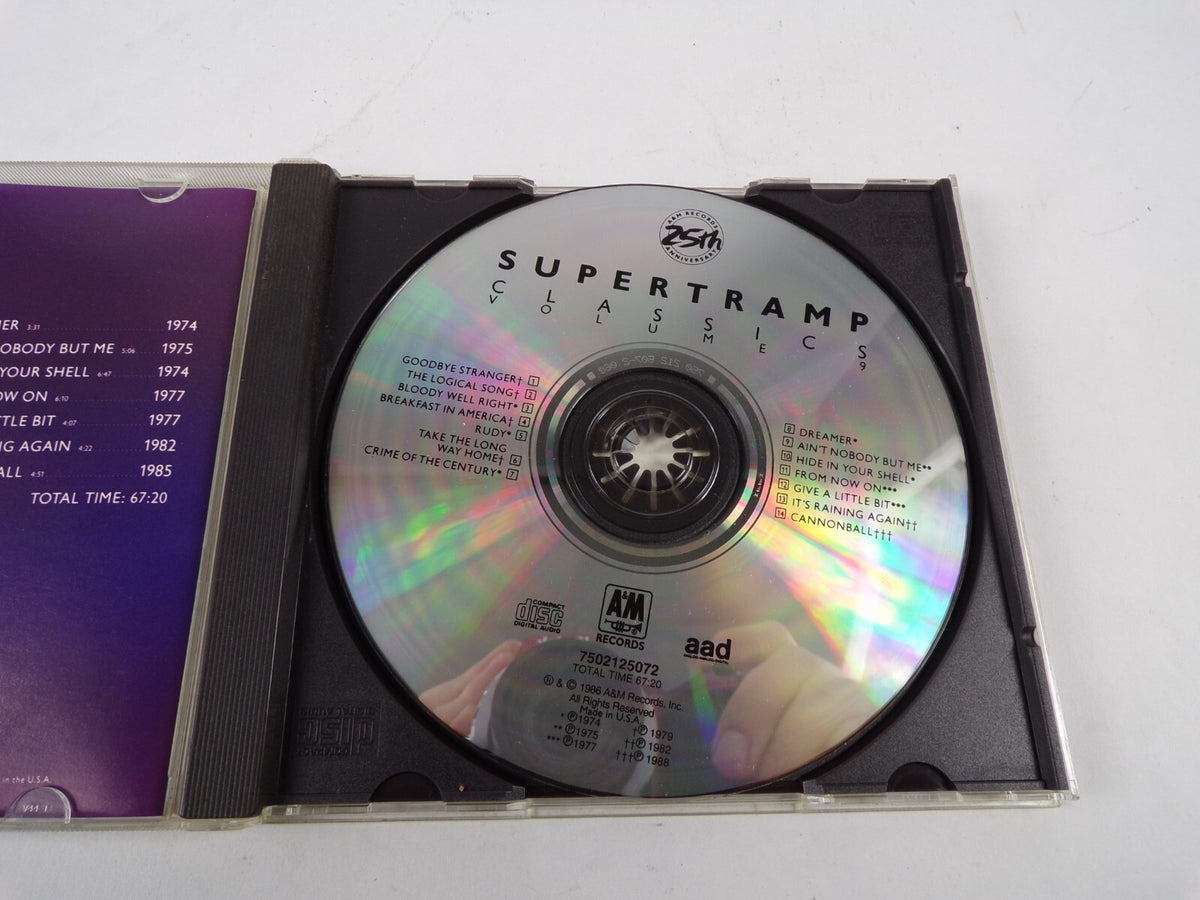 Supertramp Classics Volume 9 Goodboy Stranger The Logical Song Rudy CD#13