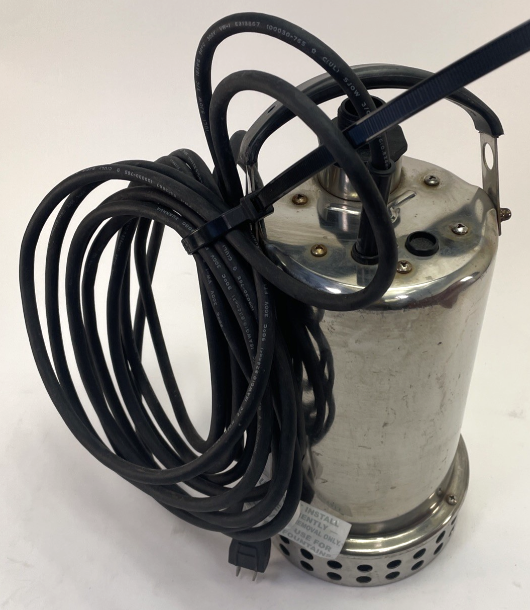 DRUMMOND 63477 3/4HP SUBMERSIBLE UTILITY PUMP STAINLESS STEEL 4400GPH - TESTED