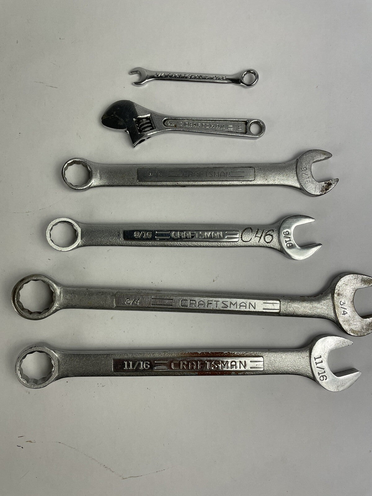 Lot of Vintage Craftsman Wrenches