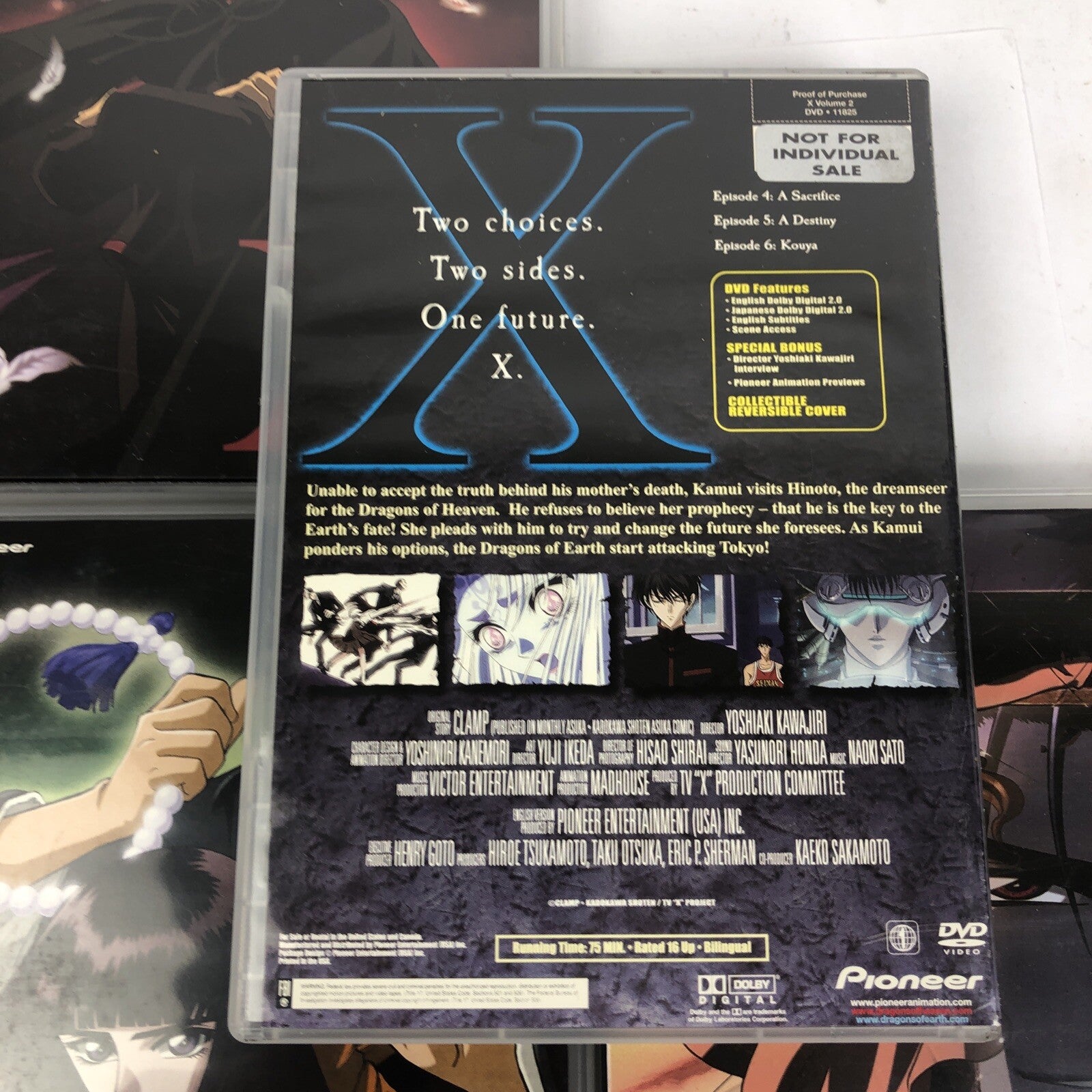 " X " The Perfect Collection DVD Video Episodes 1 - 12 $ Disc Set  MINT COND.