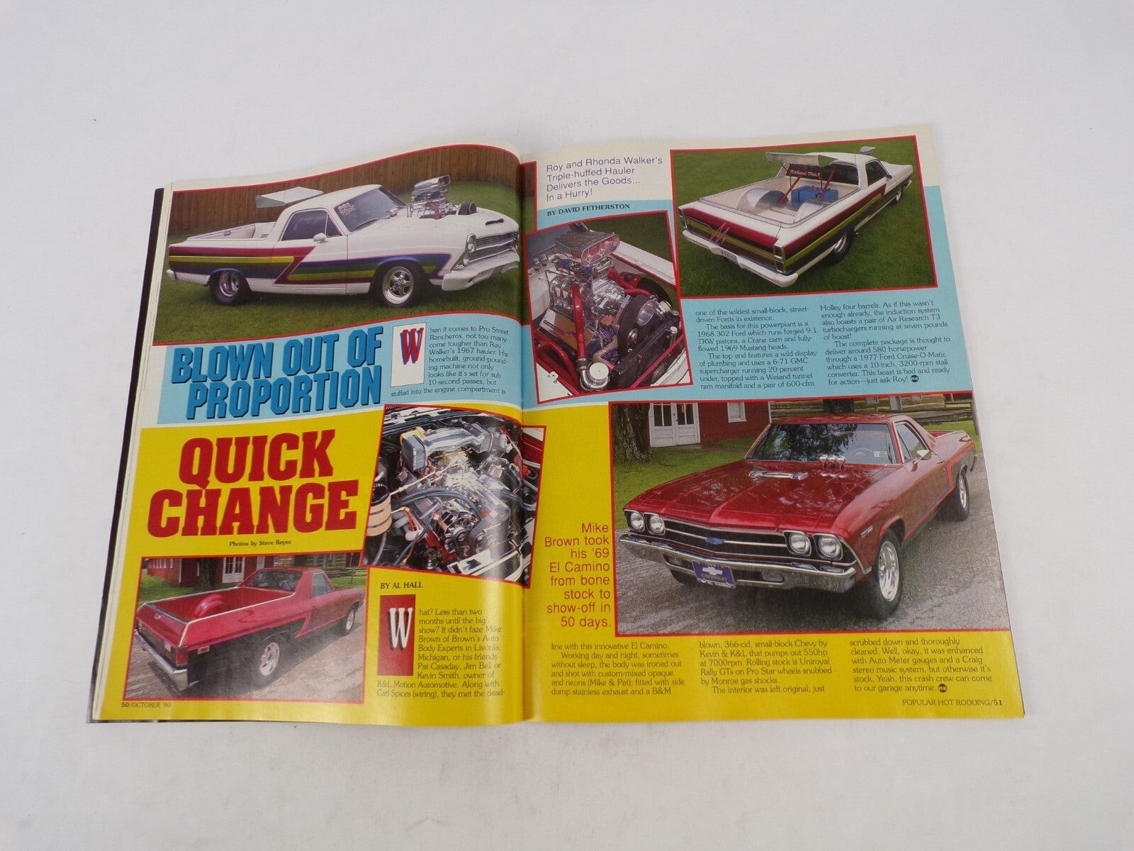 October1990 Hot Rodding Magazine How To Make Horsepower Bolt It On and Go