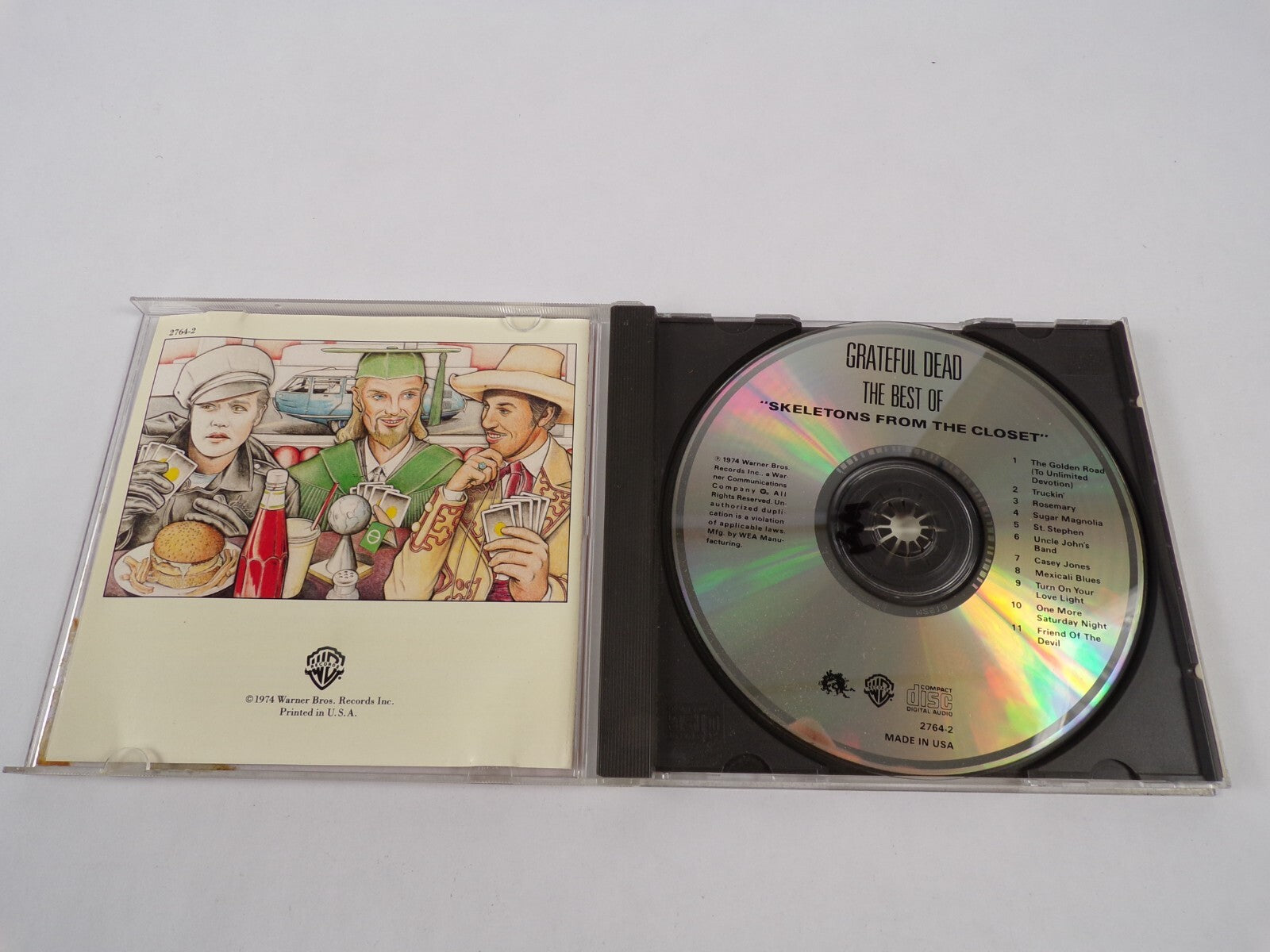 Grateful Dead The Best Of Skeletons From The Closet The Golden Road TruckinCD#12