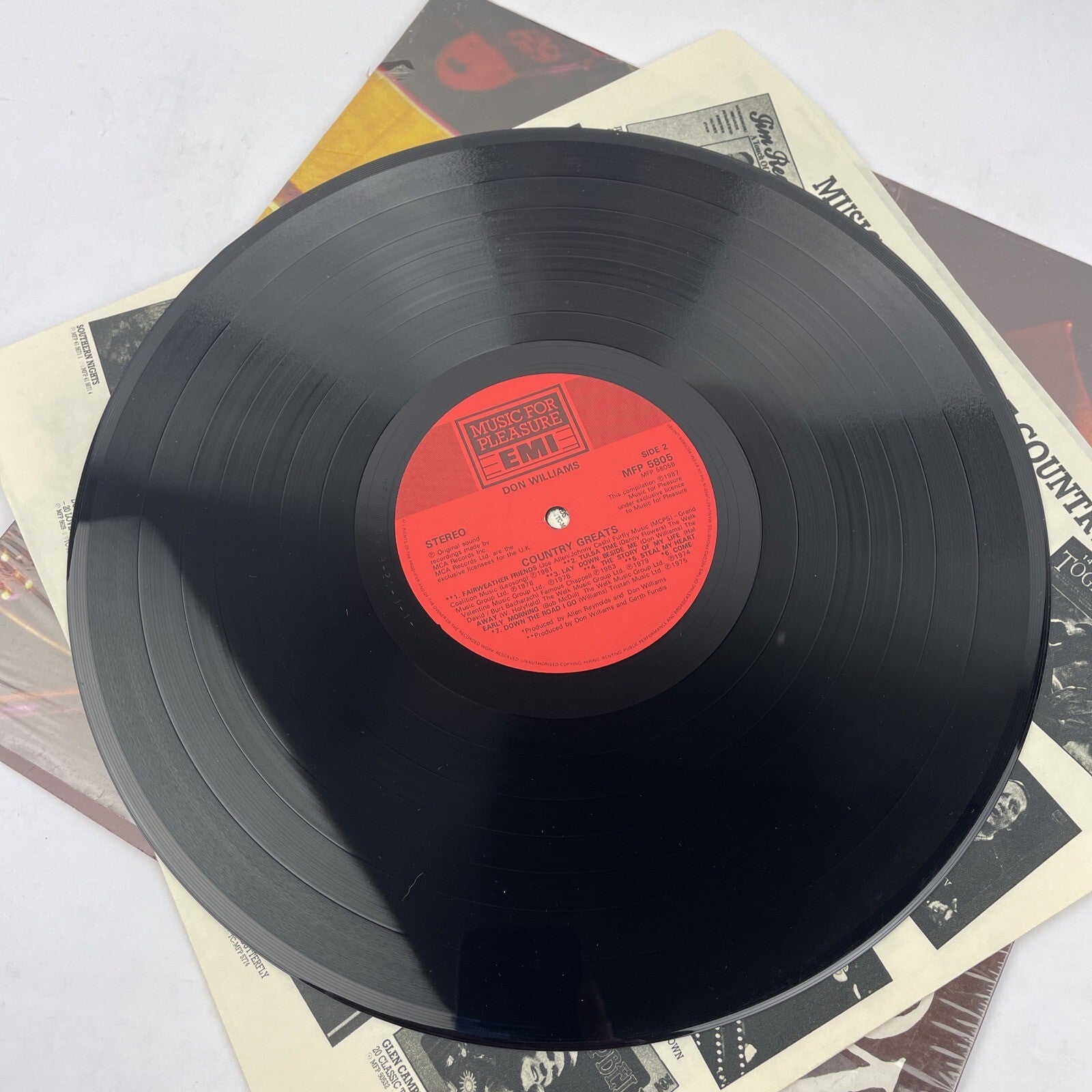 DON WILLIAMS - Country Greats - Vinyl LP Record MFP 5805 14 Tracks - VGC