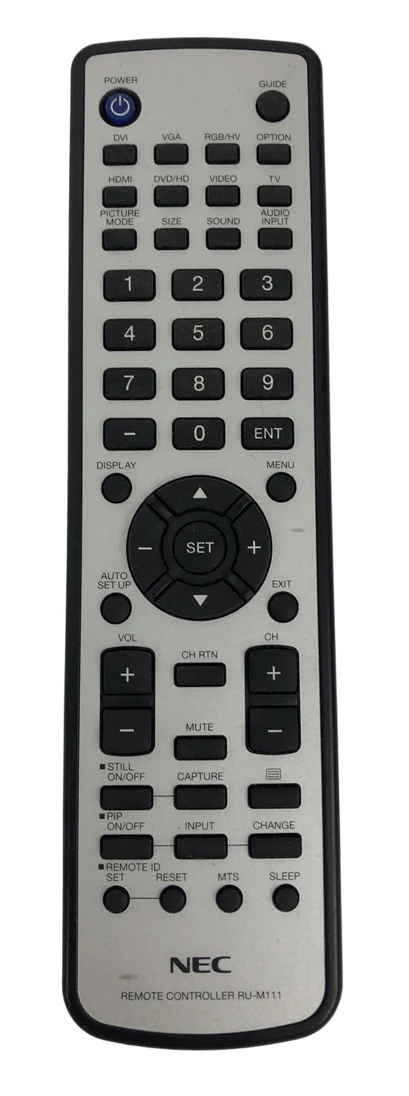 NEC RU-M111 Remote Control OEM - Genuine For LCD4020 LCD4620 LCD46202AV LCD46202