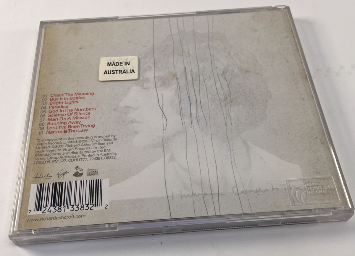 Richard Ashcroft - Human Conditions (Digital Audio CD) Album Made in Australia