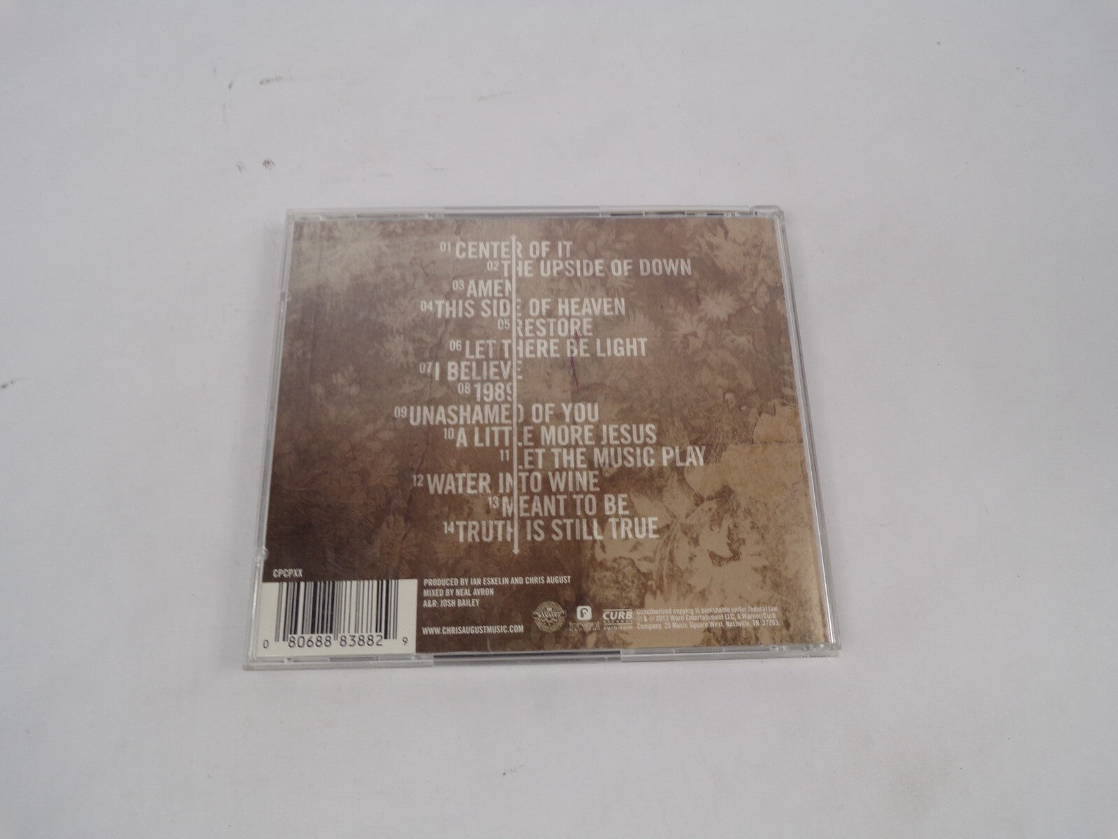 Chris Allgust The Upside Of Down Centre Of It Amen This Side Of Heaven CD#67