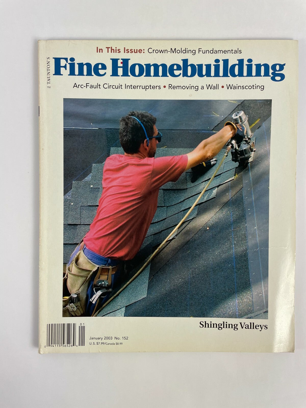 January  2003 Fine Homebuilding Magazine Crown-Molding Fundamentals Arc Fault #A