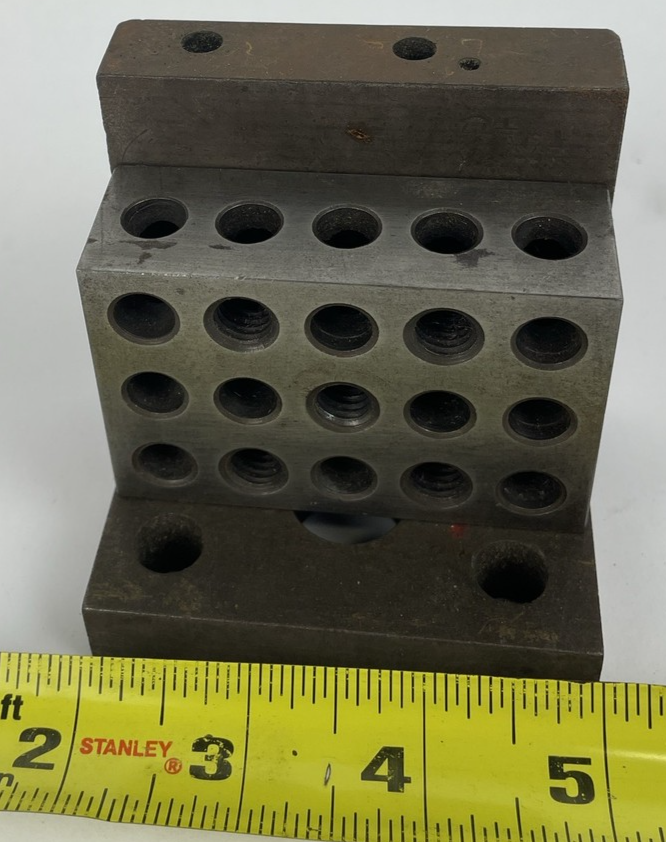 Vintage Machinist 1-2-3 Block + 90 Degree Angle Block - LOOK
