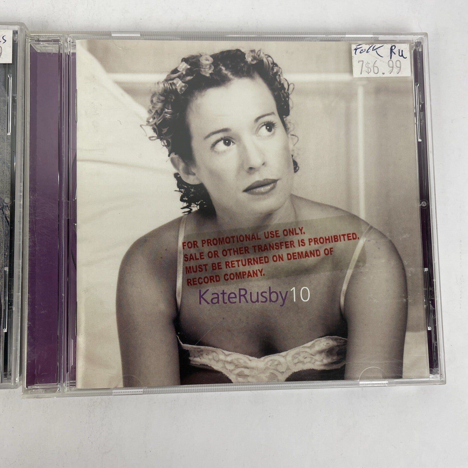 Lot of 2 x KATE RUSBY Digital Audio CD - KATERUSBY10, 2003 + SLEEPLESS, 1999