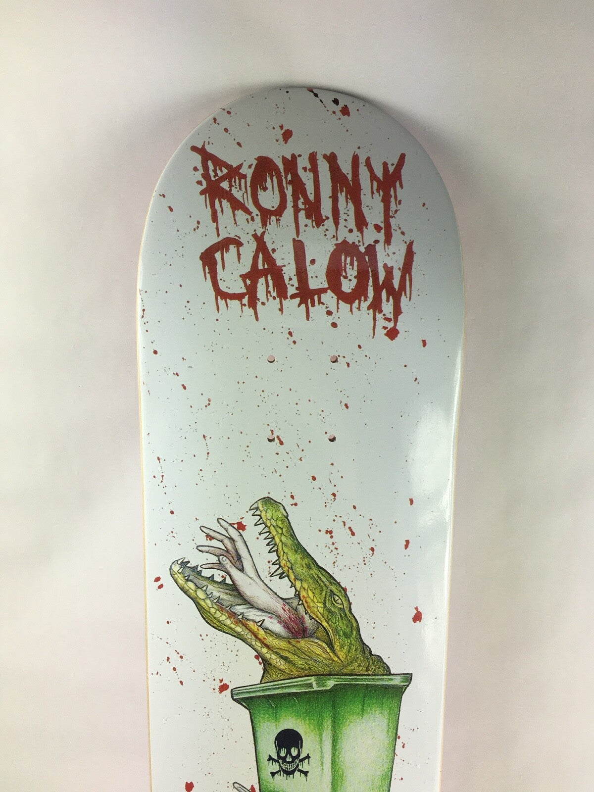 Ronny Calow Crocodile Pro deck - Death Skateboards 8 " with grip 