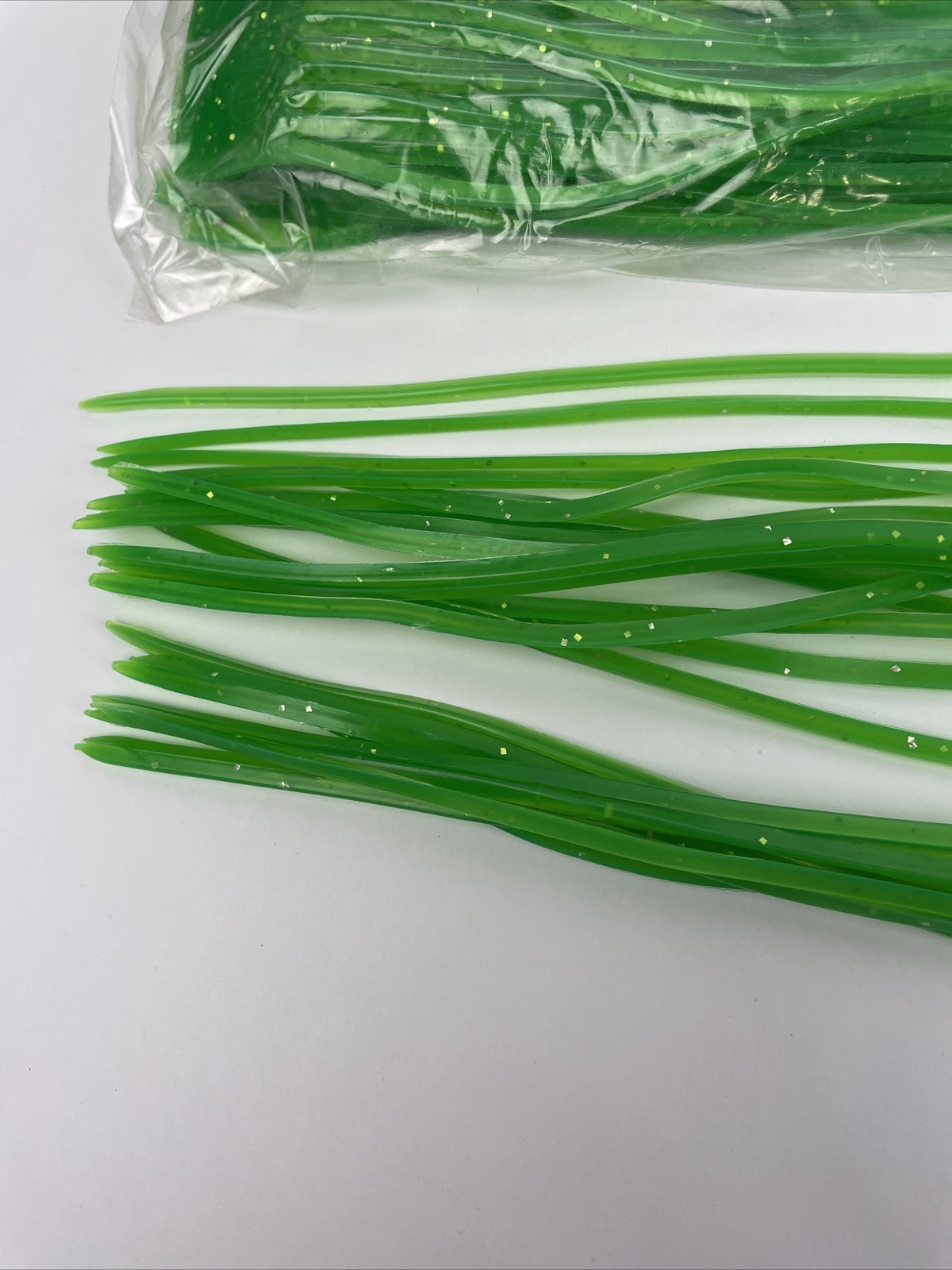 Newell MFG 10-pack offshore trolling fishing skirts green GRN for tuna marlin and wahoo lures