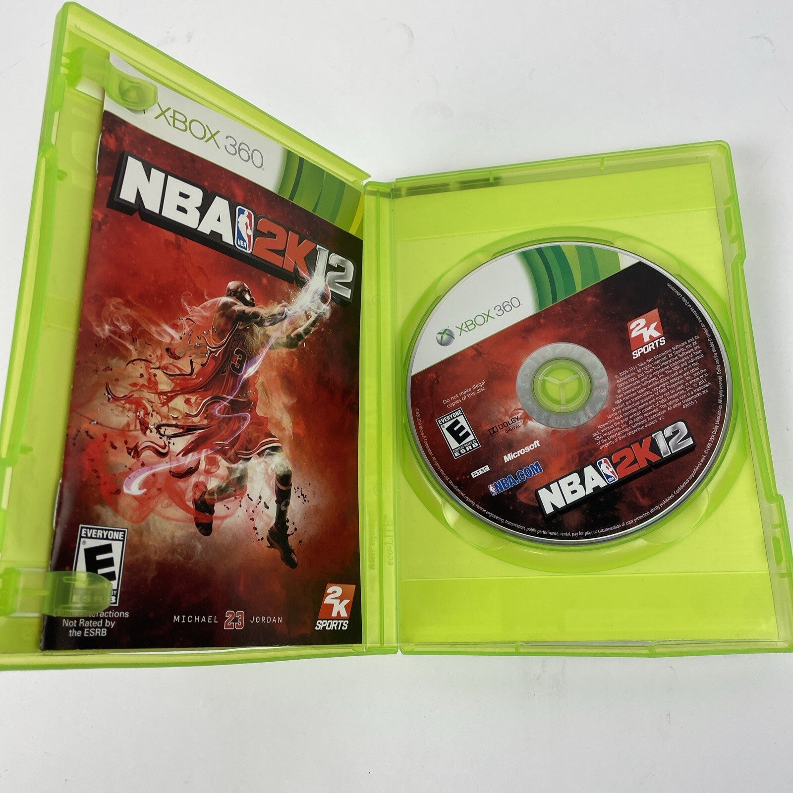XBOX 360 Live : 2K Sports NBA 2K7 and  XBOX 360 : NBA 2K12 - Complete - LOOK