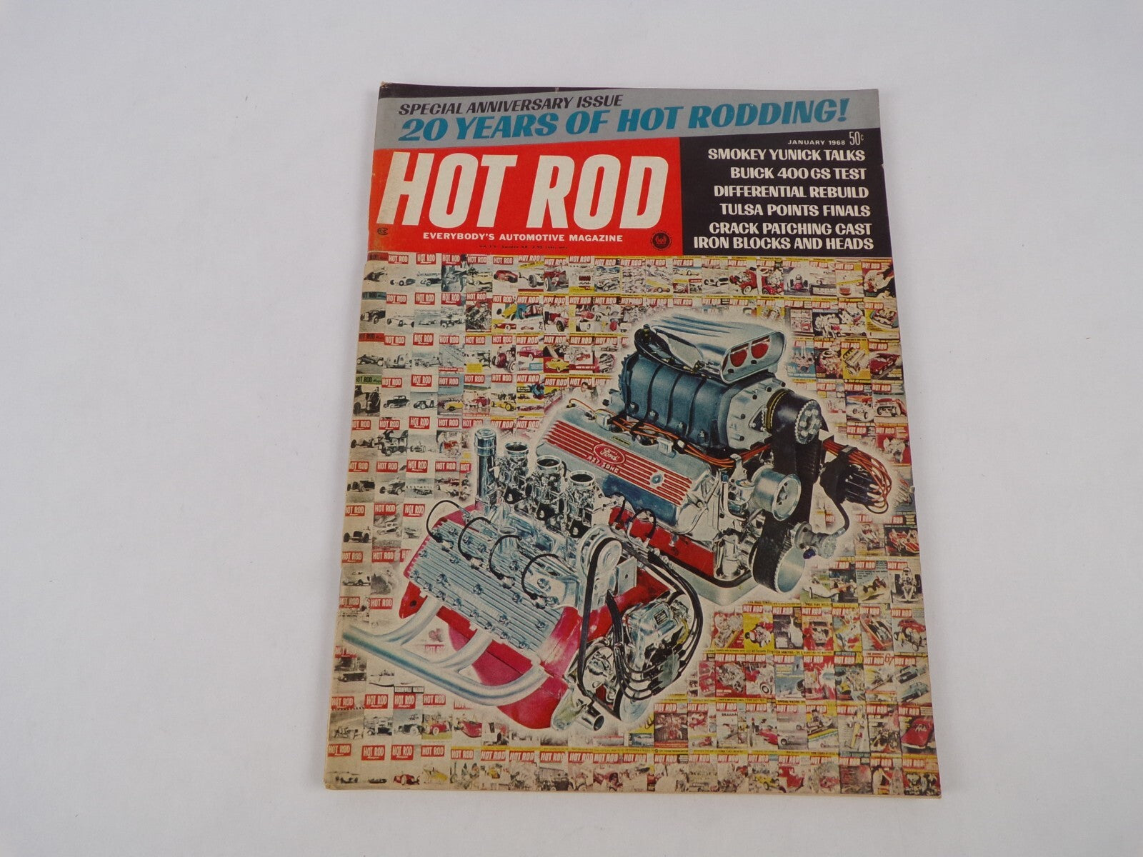 January 1968 Hot Rodding Magazine 20 Years Of Hot Rodding! Special Anniversary