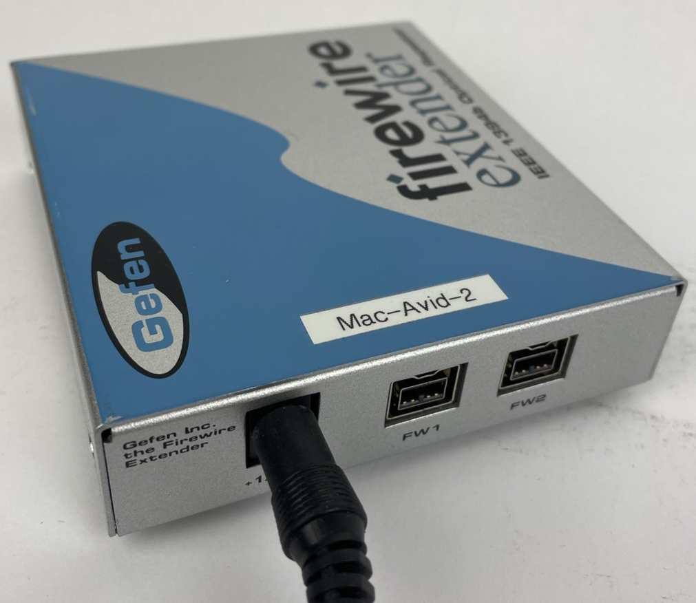 Gefen IEEE 1394B Firewire Extender Optical Repeater with Power Supply MINT COND.